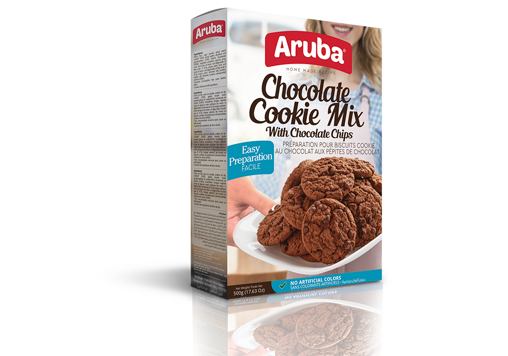 أروبا خليط الكوكيز بالشوكولا مع قطع الشوكولا *12