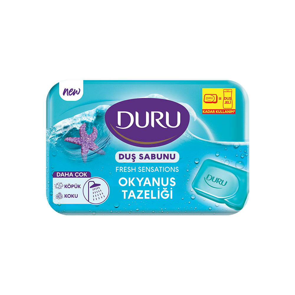 صابون دورو فريش سينس فريش المحيط ازرق بي في سي *4*16 قطعة