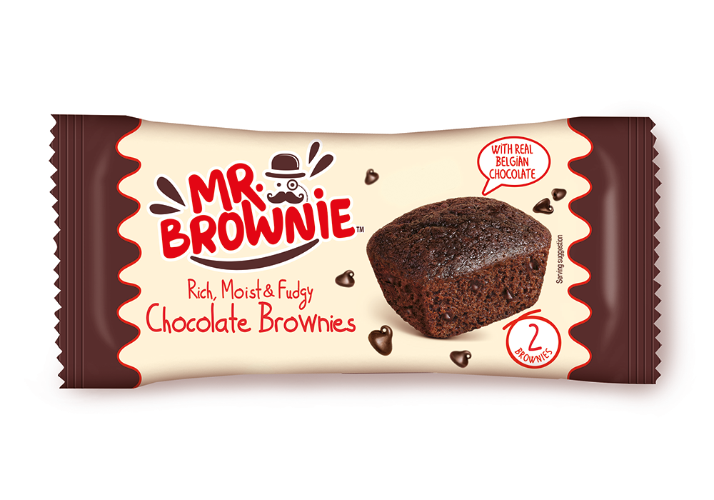 براونيز بالشوكولاتا البلجيكية  * 12 قطعة * 2 بوكس