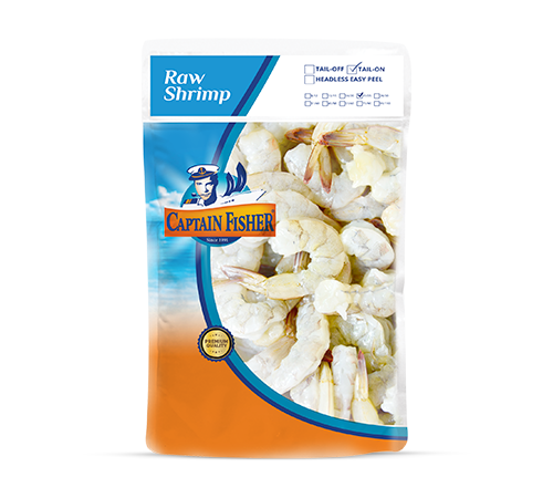 روبيان نيء 21/25 	