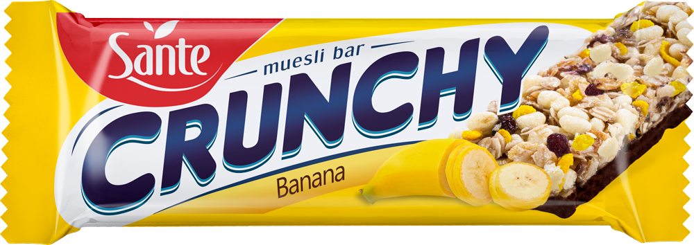 سانتي موسلي كرانشي بار  مغطاة بالشوكولاتا مع المكسرات والموز  * 25 قطعة	