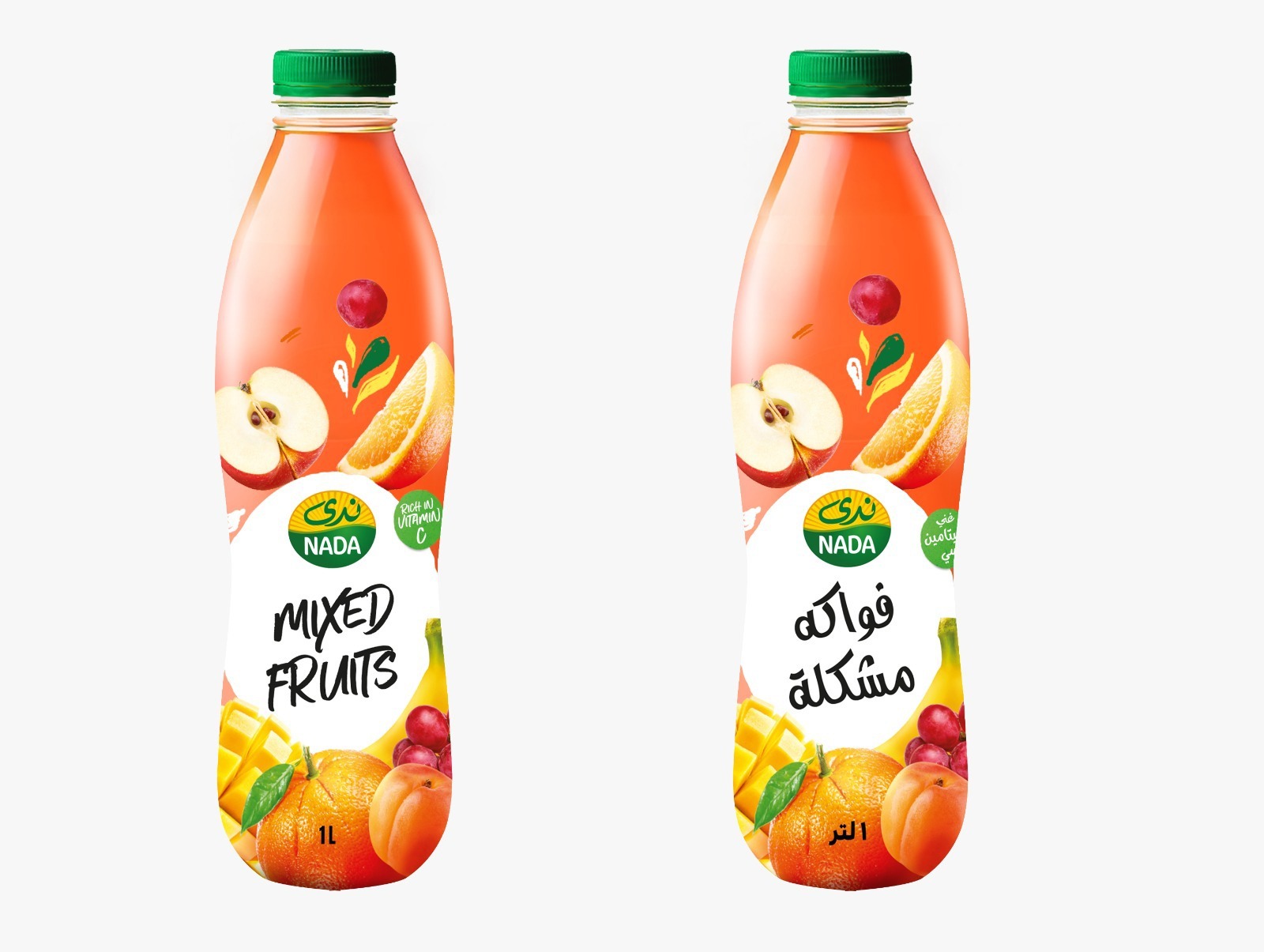 عصير ندى طبيعي نكهة فواكه * 12 قطعة	