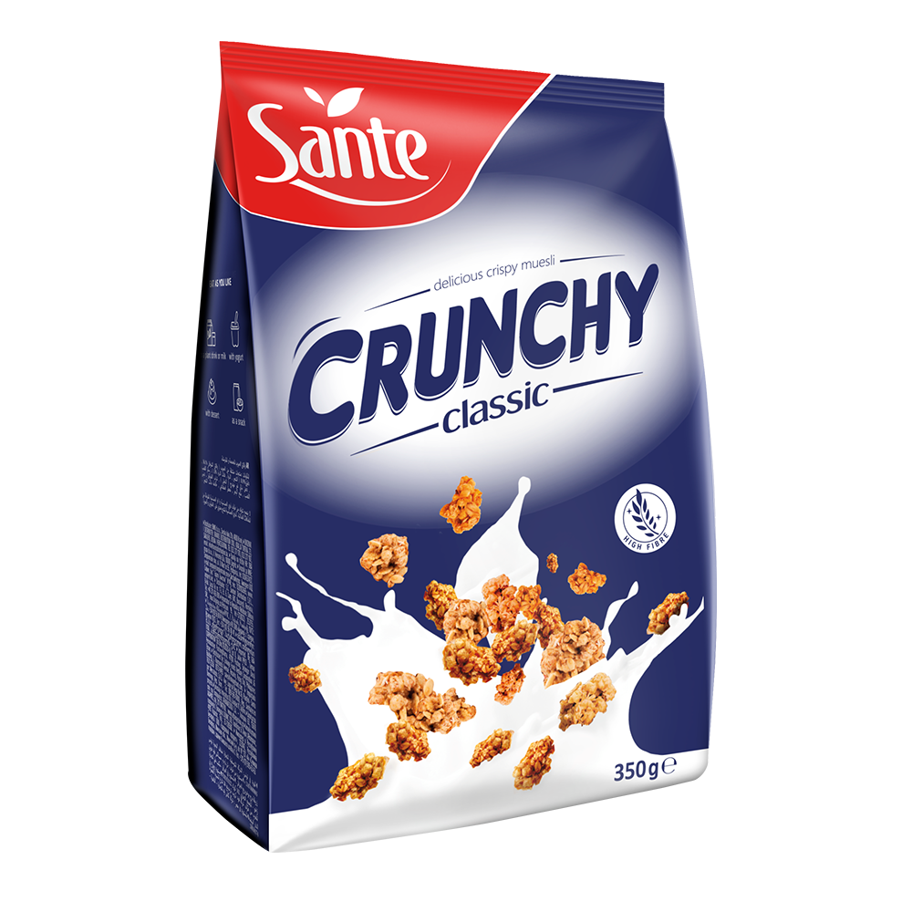 سانتي كرانشي كلاسيك رقائق الحبوب المحمصة والمقرمشة  * 14 قطعة