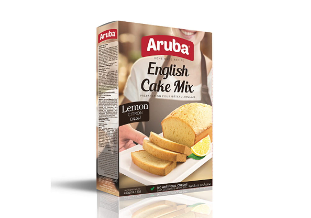 أروبا خليط الكيك الأنكليزي بنكهة الليمون*12