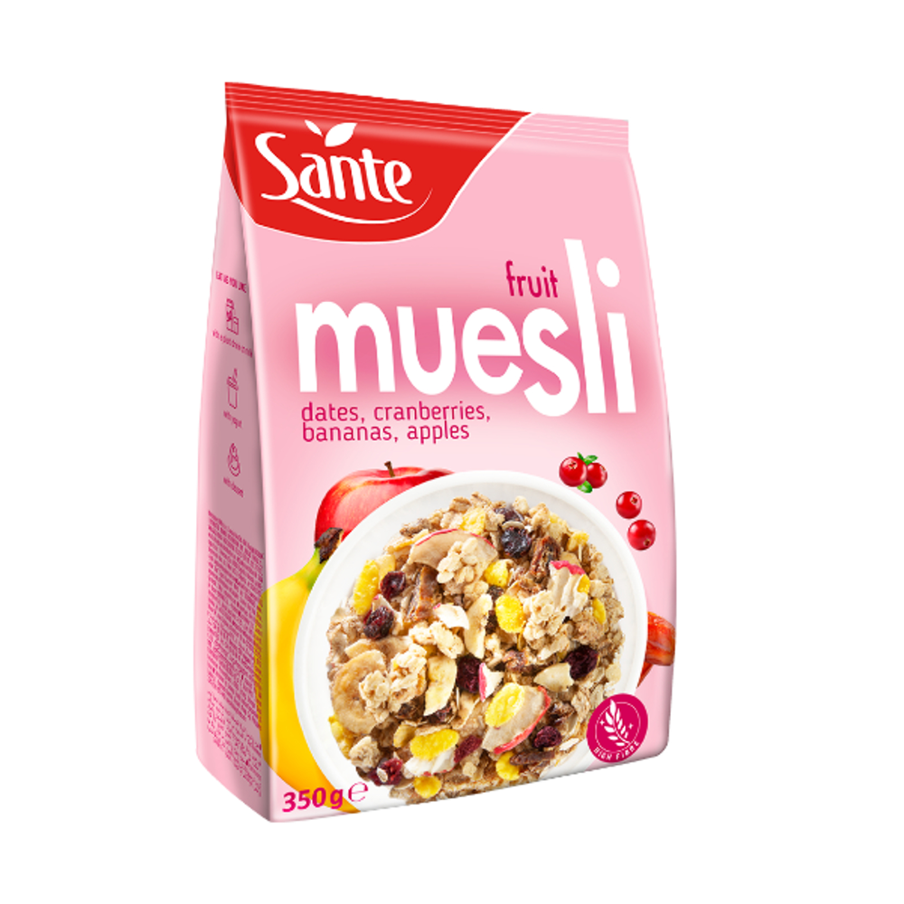 سانتي موسلي تراديشنال بالفواكه رقائق الحبوب مع الفواكه المجففة * 14 قطعة	