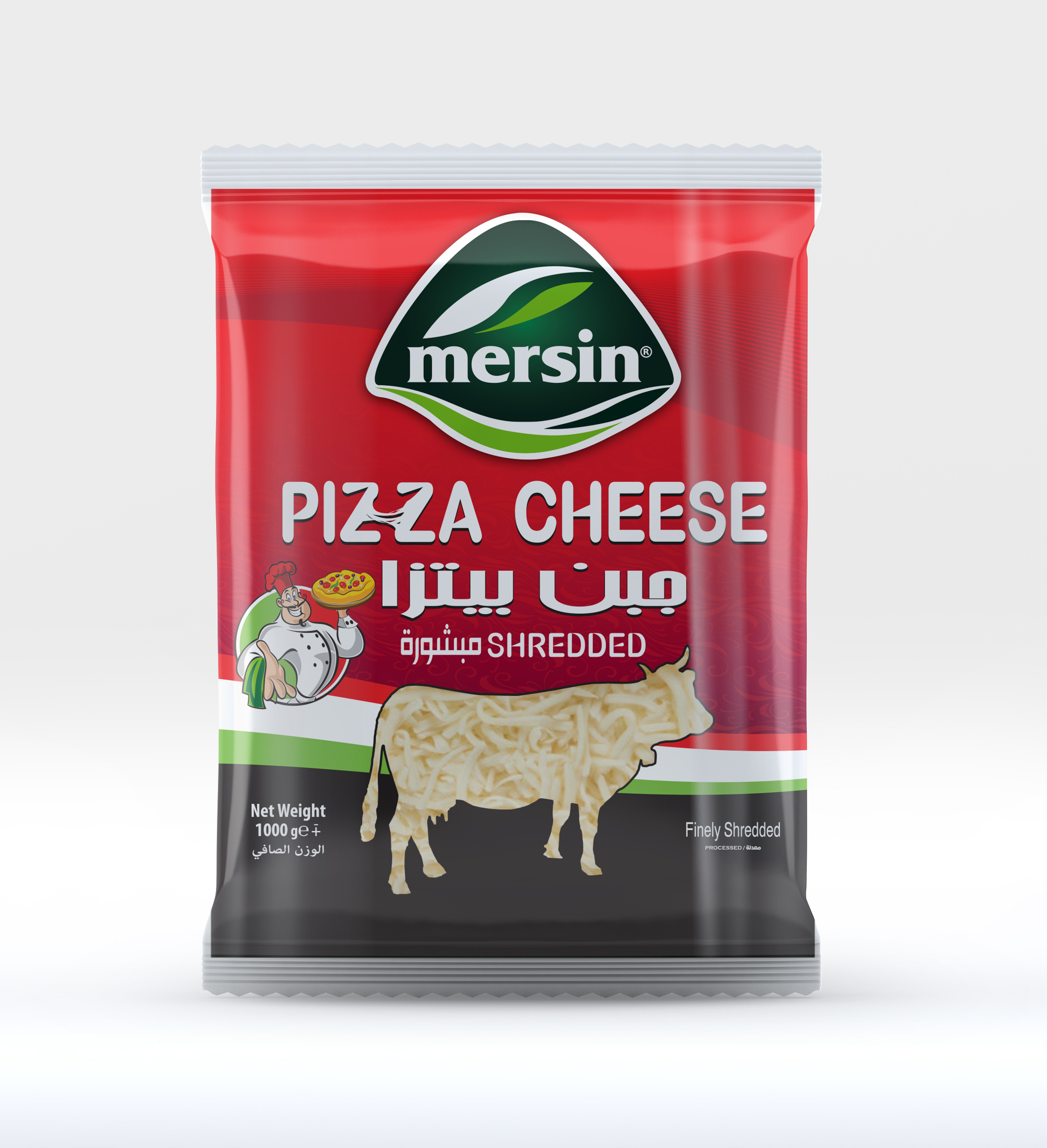 جبنة بيتزا مرسين × 6 قطع