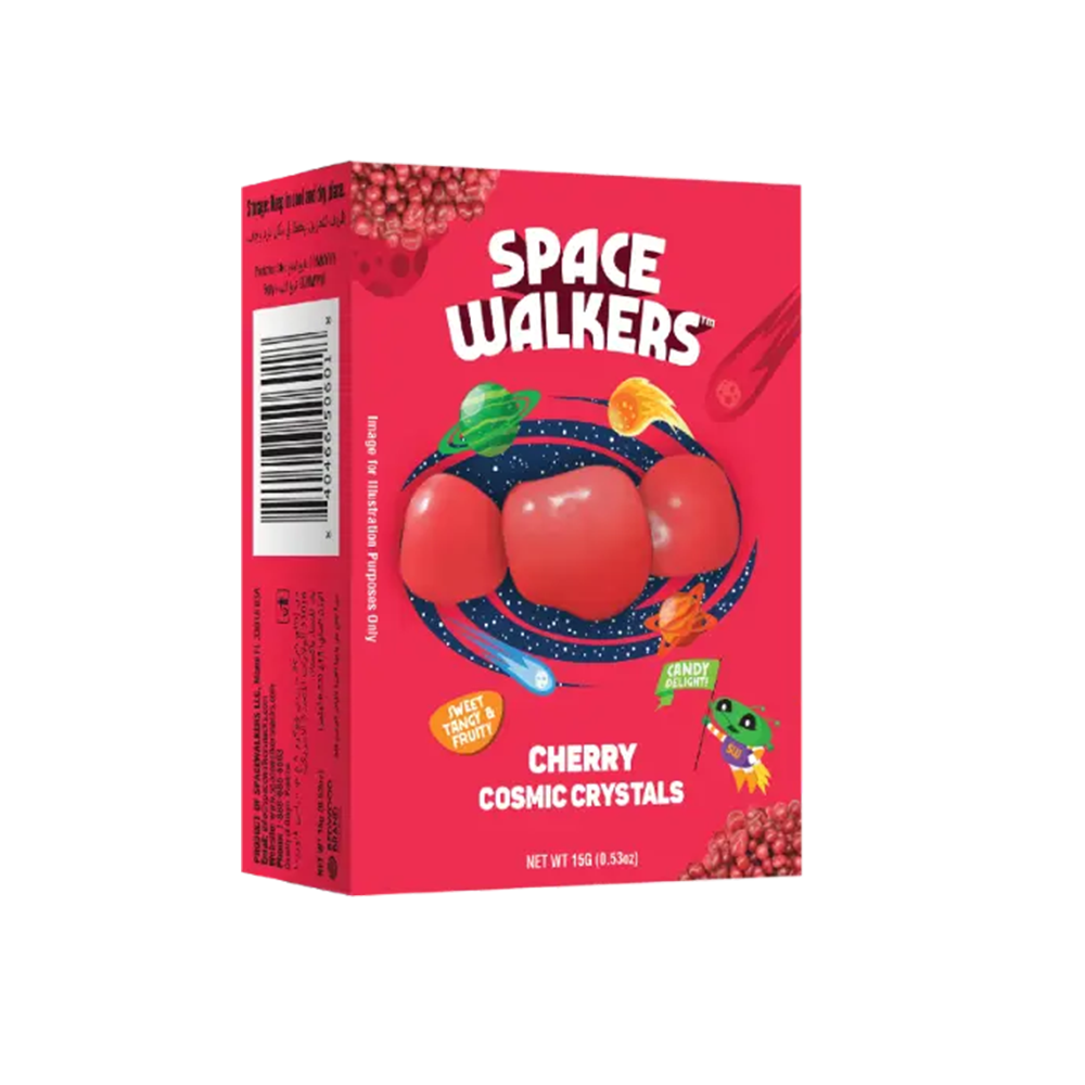 بلورات صلبة حامضة بنكهة الكرز 