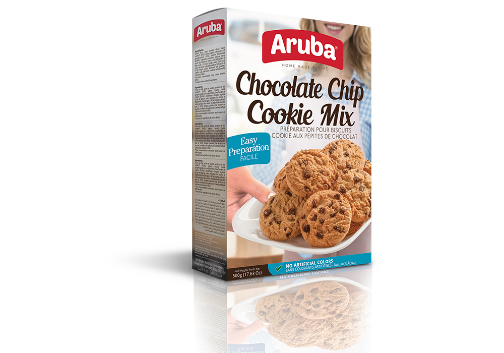 أروبا خليط الكوكيز مع قطع الشوكولا *12