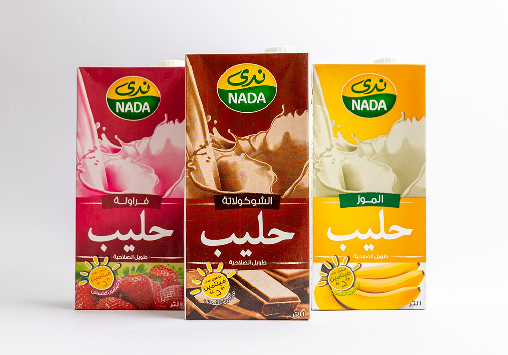 حليب ندى طويل الامد بنكهة الموز * 12 قطعة