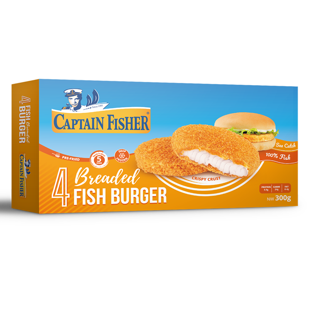 Fried Fish Burgers (4 pieces) 