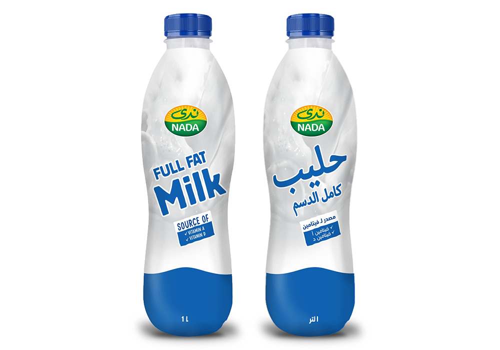 حليب ندى بلاستيك كامل الدسم * 12 قطعة		