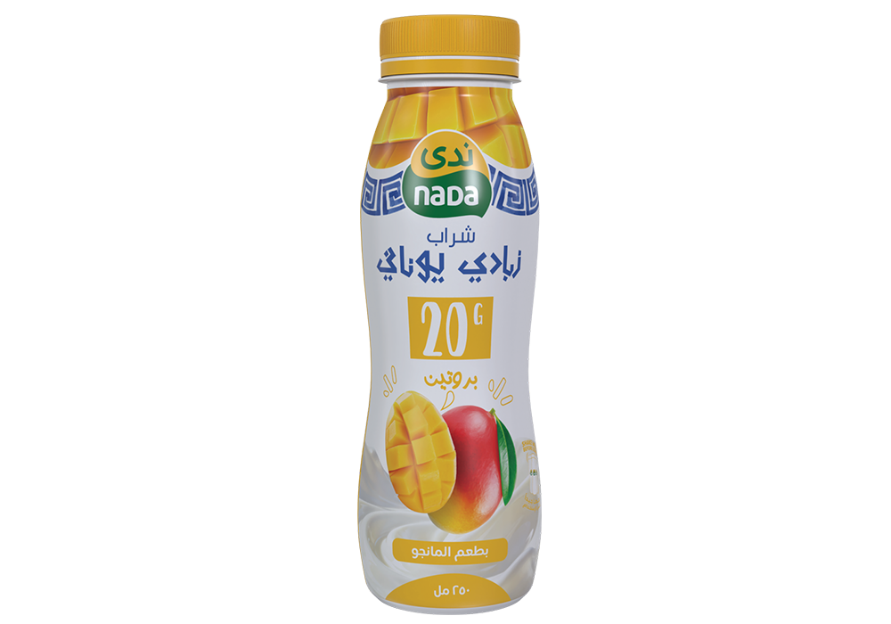 Mango flavored yogurt