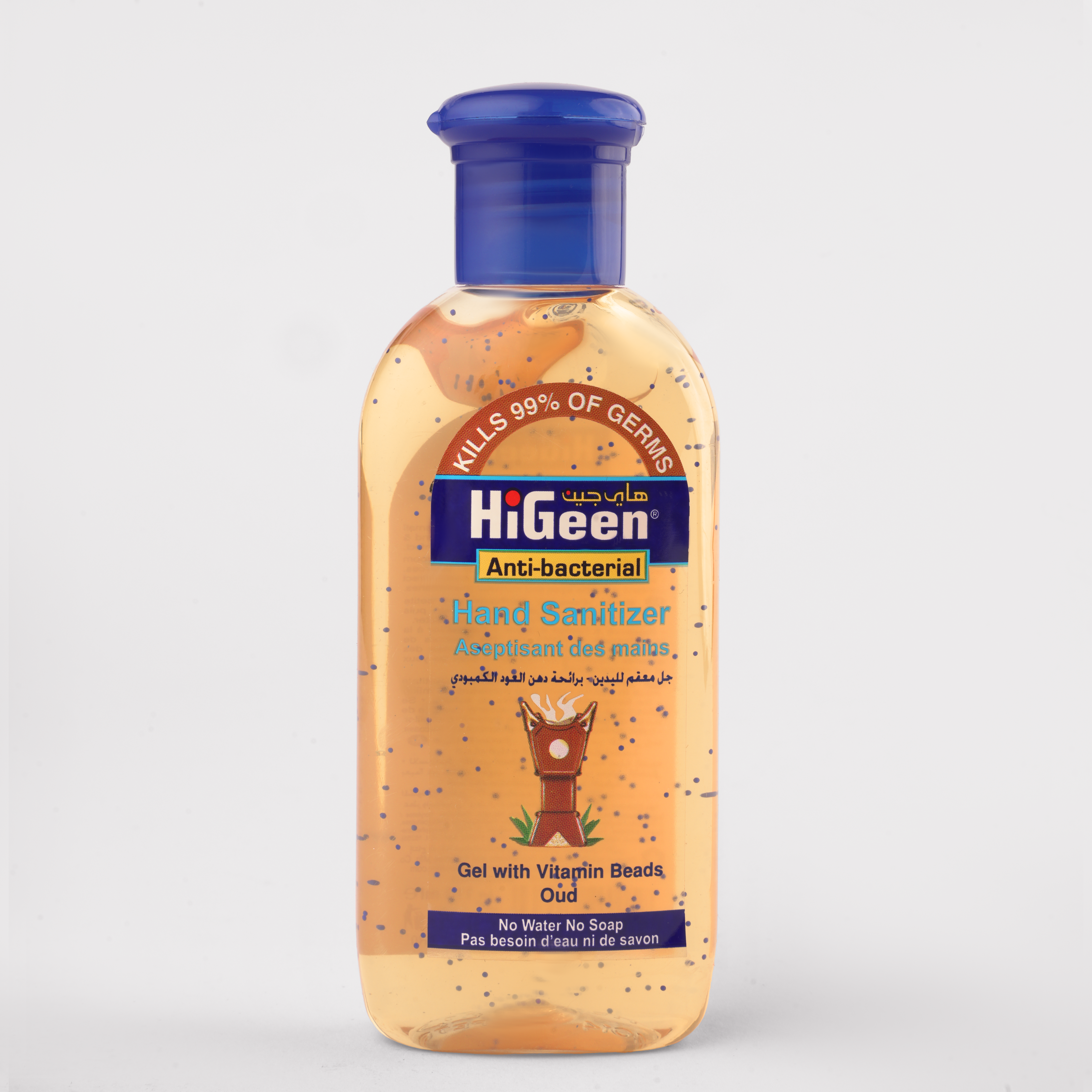جل معقم اليدين هاي جين مع الفيتامين برائحة العود 