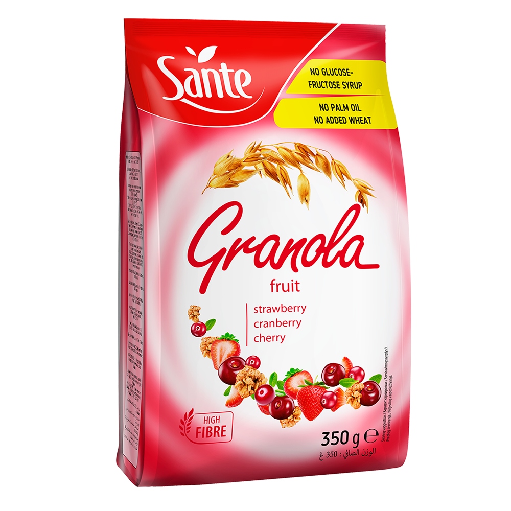 سانتي كرانولا مقرمش مع فواكه مجففة بالتجميد  * 14 قطعة	