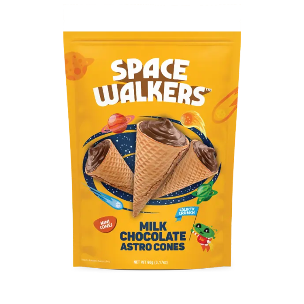 سبيس وولكر - أقماع أسترو بالشوكولاتة بالحليب 
