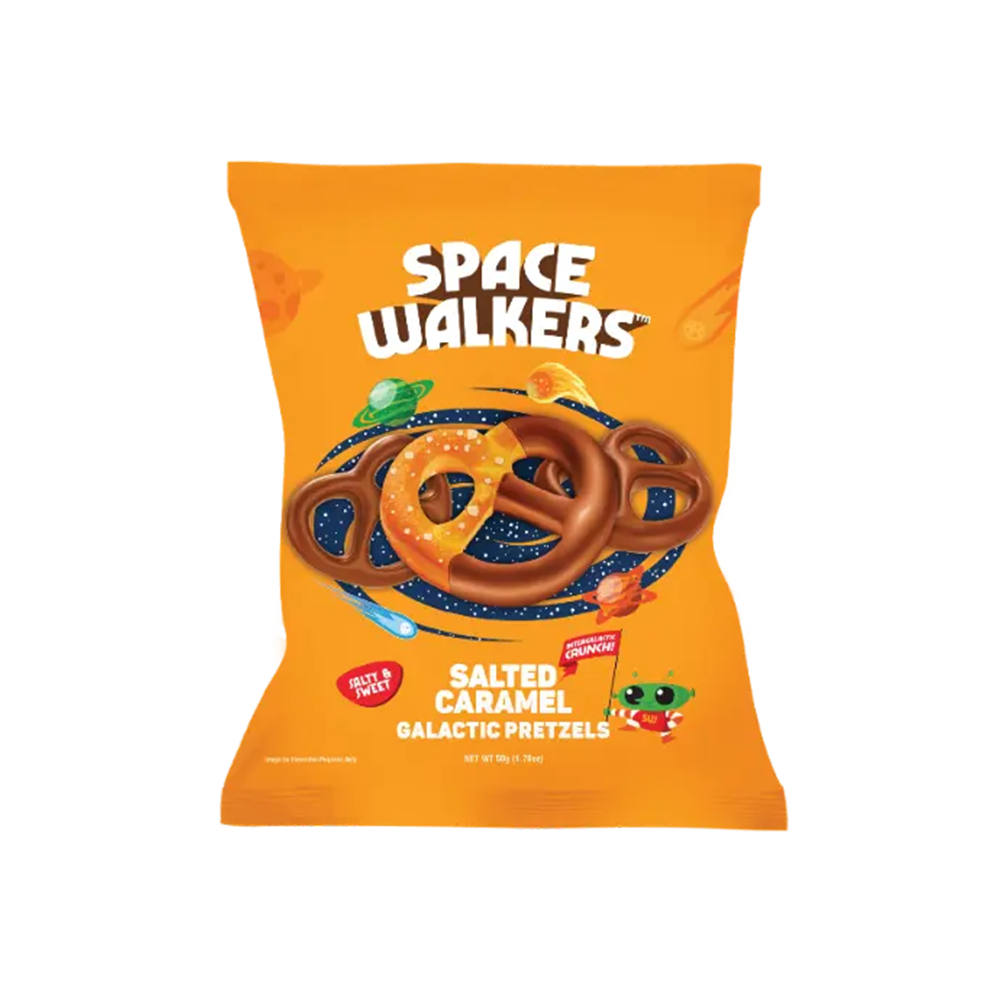 سبيس وولكر - بريتزل مجري بالكراميل المملح 