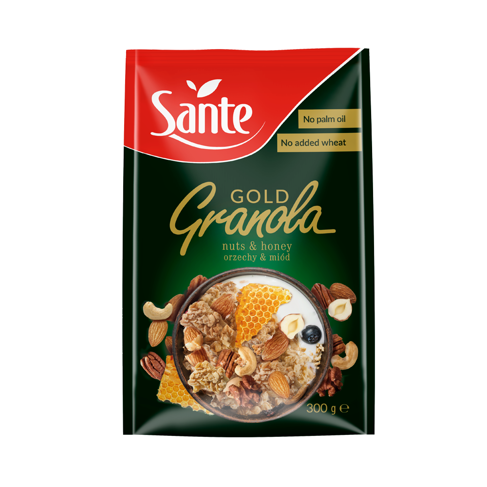 سانتي كرانولا رقائق الحبوب بالمكسرات مع العسل  * 14 قطعة
