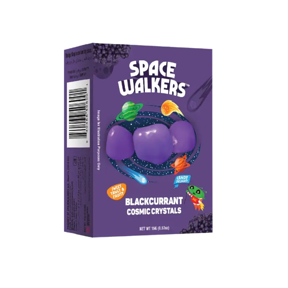 حبات بلورات صلبة حامضة بنكهة الكشمش الأسود 