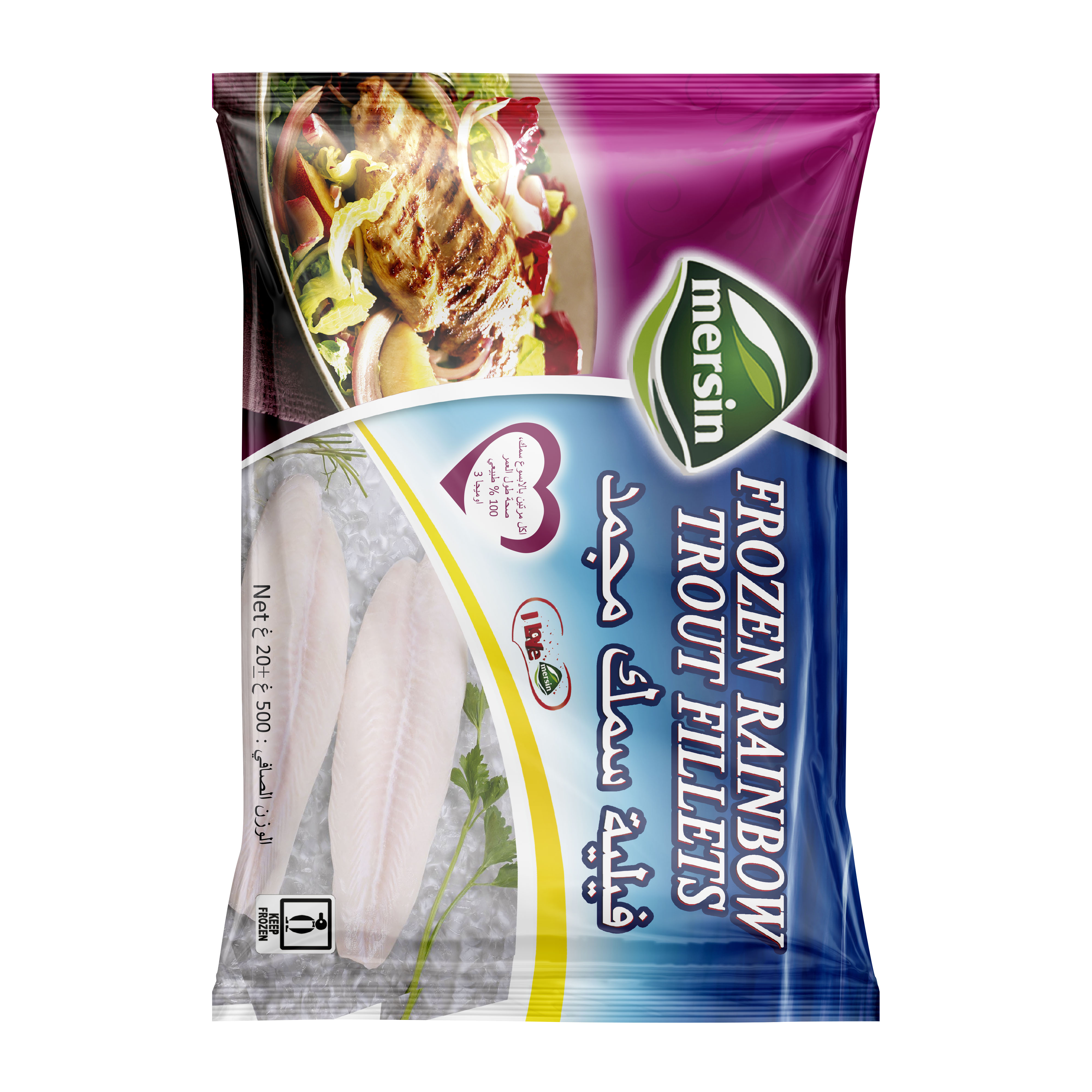 سمك فيليه × 8 قطع