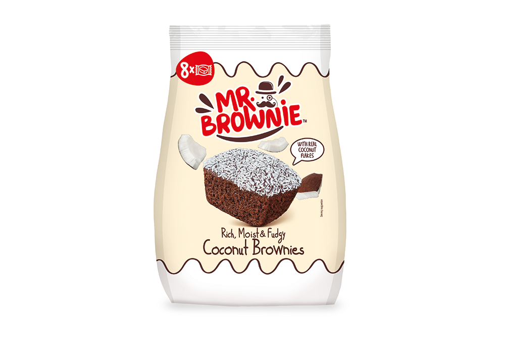 قطع كيك بنكهة جوز الهند * 12 قطعة