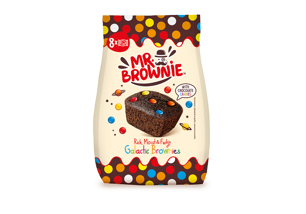 قطع كيك محشوة بشكولاتا الحليب مع حبات سميري* 12 قطعة